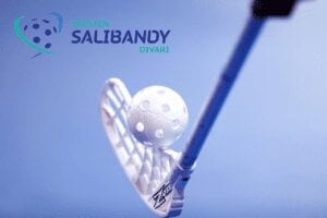 Jääpallomaila ja -pallo.